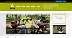 Desktop Screenshot of fundacionadsisbizkaia.org
